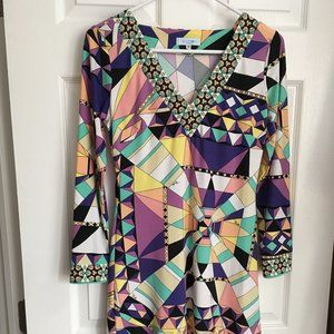 Emilio Pucci Classic Silk Jersey Tunic Dress